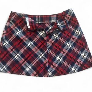 USA Punk Grunge Altar'D State Red White Plaid Schoolgirl L Mini Skirt Anime
